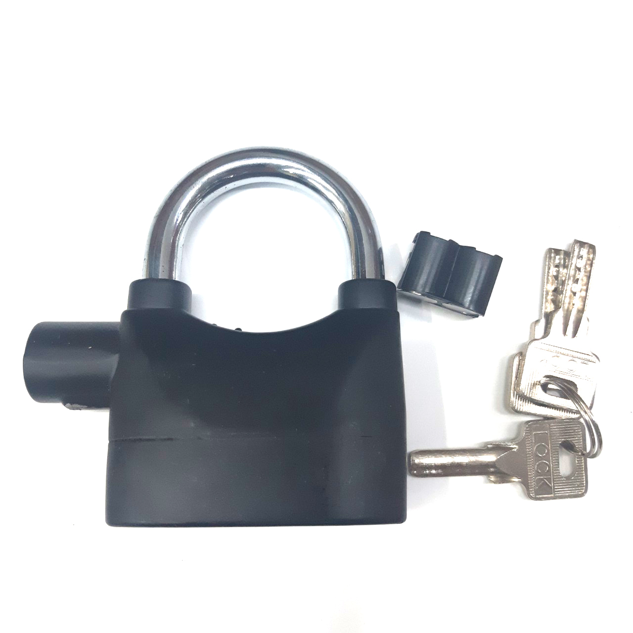 Ổ Khóa Chống Trộm Cao Cấp Perfect Có Còi Báo Động Màu Đen