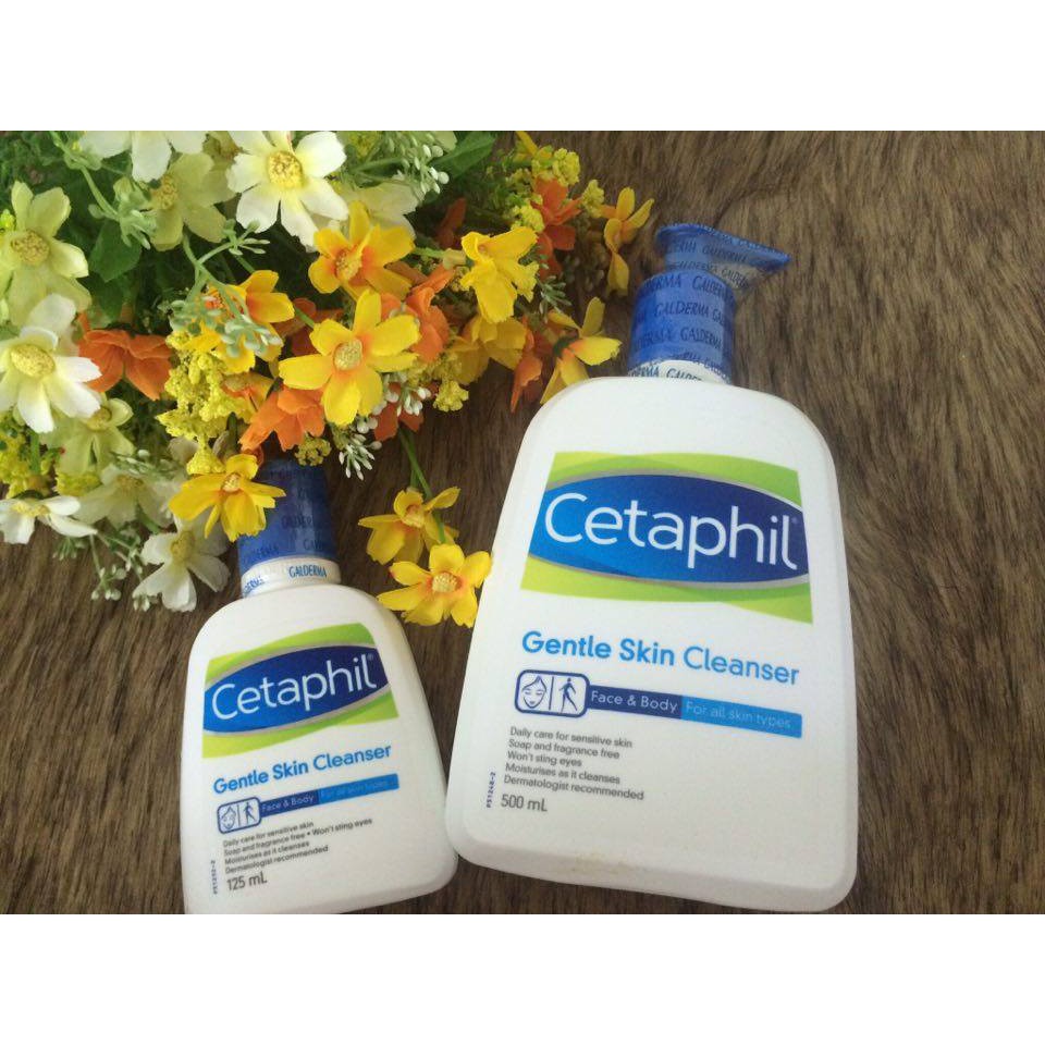 [HCM]Sữa rửa mặt dịu nhẹ cho mọi loại da Cetaphil Gentle Skin Cleanser 500ml