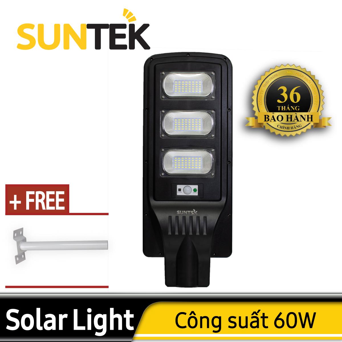Đèn năng lượng mặt trời 60w - tặng thanh trụ đèn jd1960a - bảo hành 3 năm