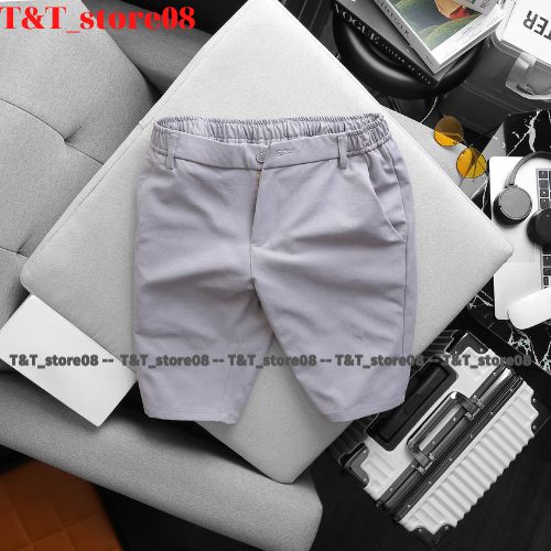 Quần short nam Big Size , Quần Short Tây Âu Nam Cao Cấp Hàng Chuẩn Form lưng phối thun chất kaki co giản T&T_store