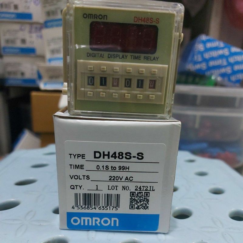 Đồng hồ rơ le thời gian omron timer dh48s-s 220v 24v