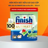 Viên rửa bát Finish hữu cơ Eco 0% 70 viên dùng cho máy rửa bát chén