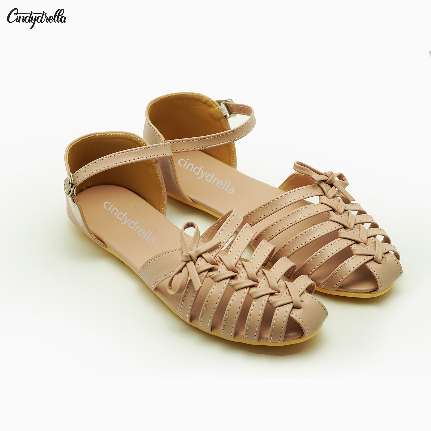 Giày sandal quai dây đan cá tính Cindydrella F40