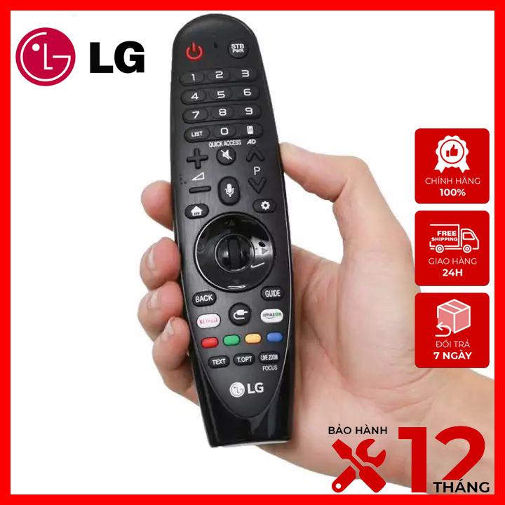 Điều khiển giọng nói tivi lg chuột bay - magic remote lg an-mr20ga dùng được cho mr17-18-19-20