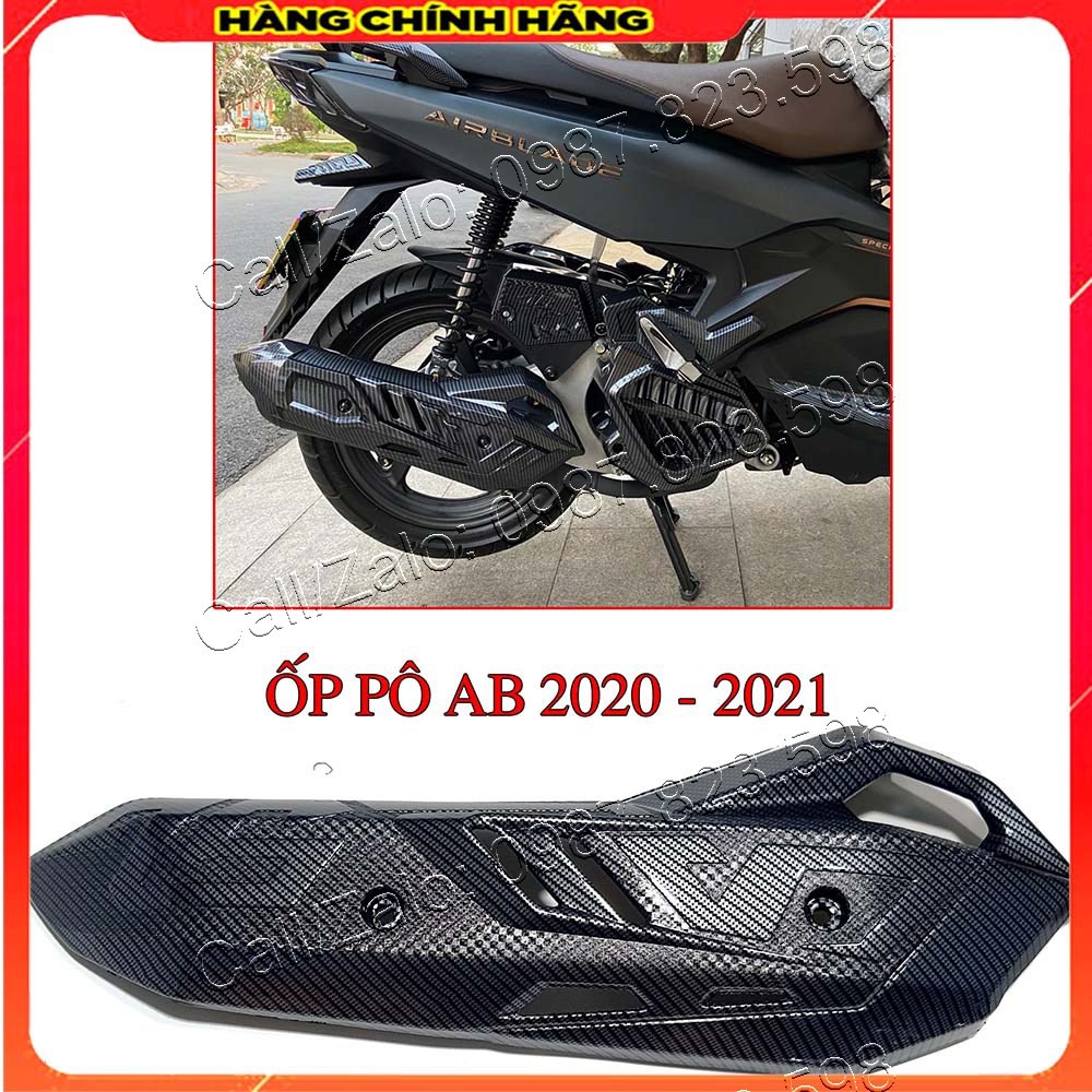 Ốp pô ab 2020, thảm ab 2020 - 2022 mạ carbon , combo 2 sản phẩm ốp bô và thảm ab 2020