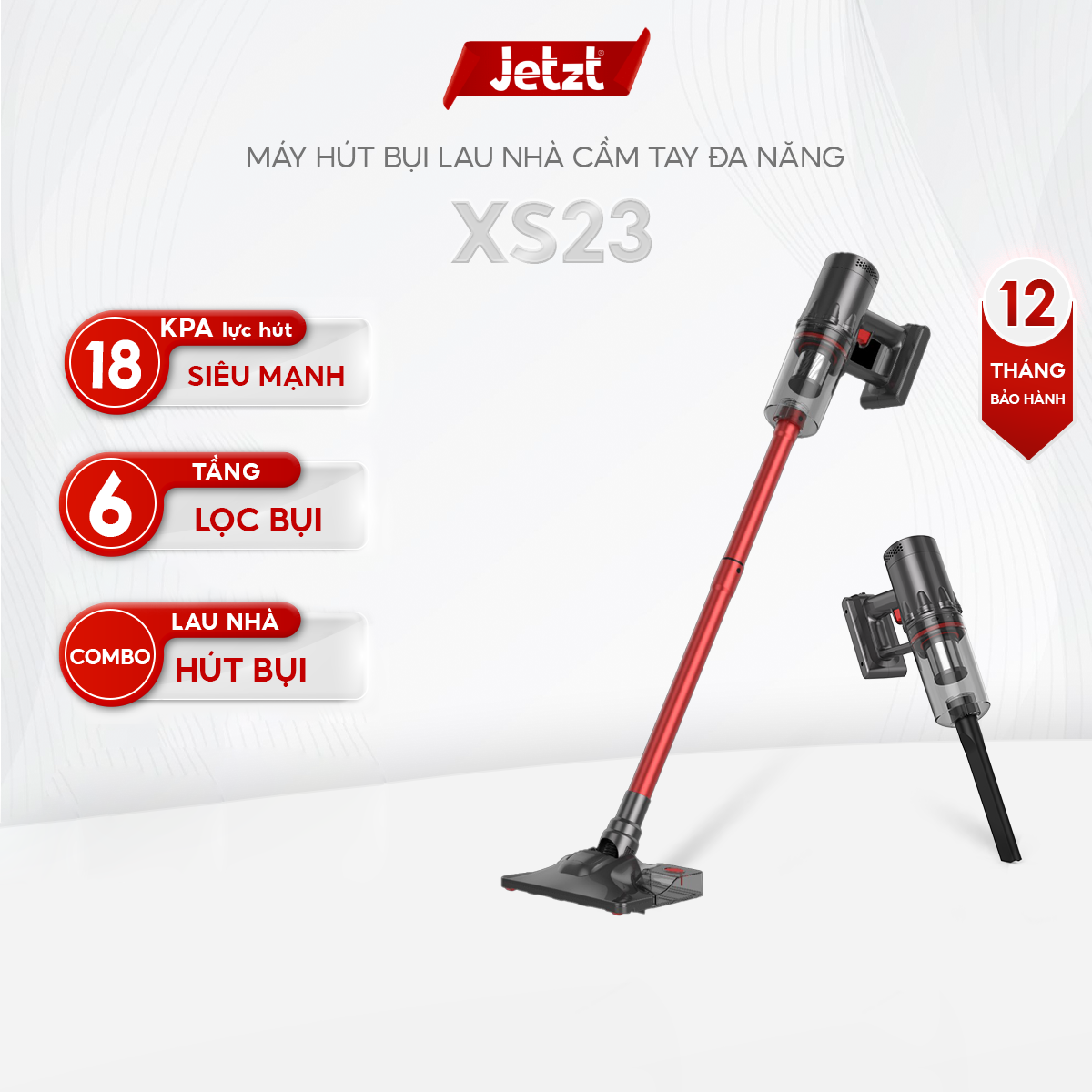Máy hút bụi cầm tay không dây JETZT XS23