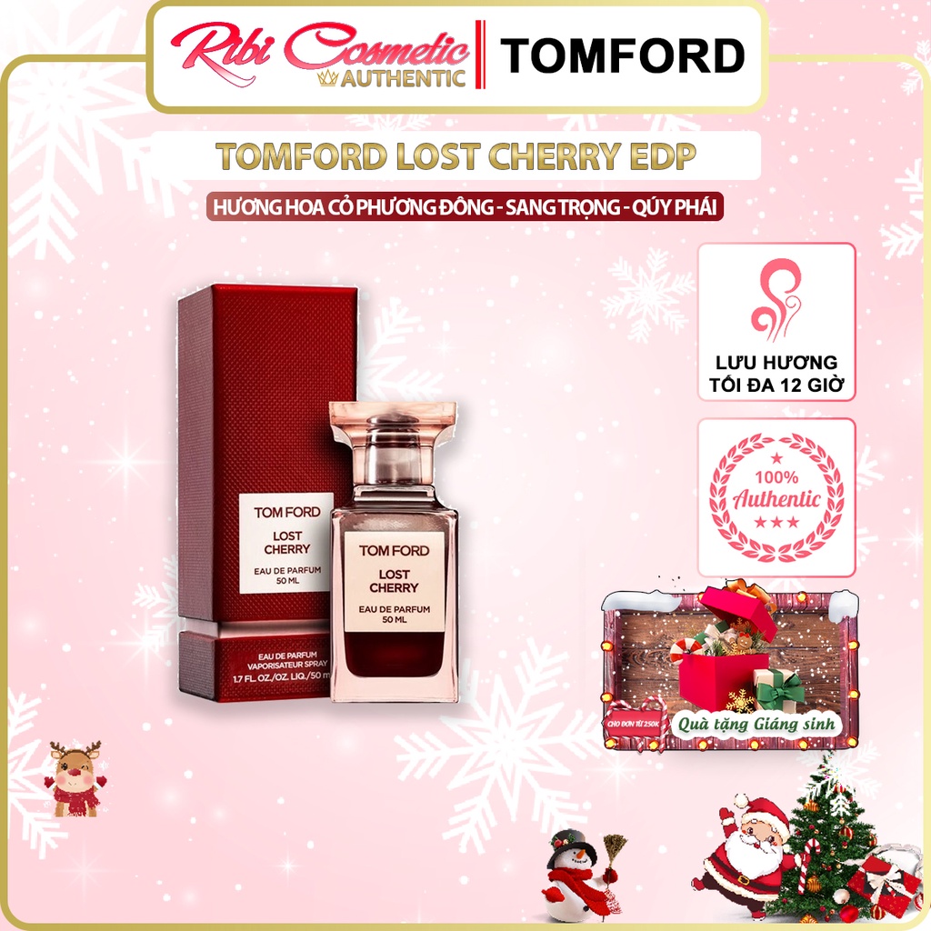 Nước hoa nữ siêu thơm Tom Ford Lost Cherry - TOMFORD TF lưu hương lâu 6 - 8  giờ . Chính hãng 100% - Ribi cosmetics . 