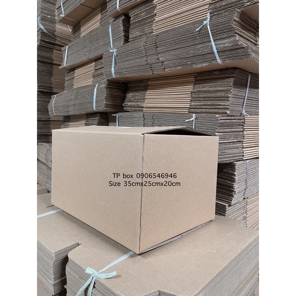 Thùng carton size 35x25x20cm - COMBO 50 hộp đóng hàng