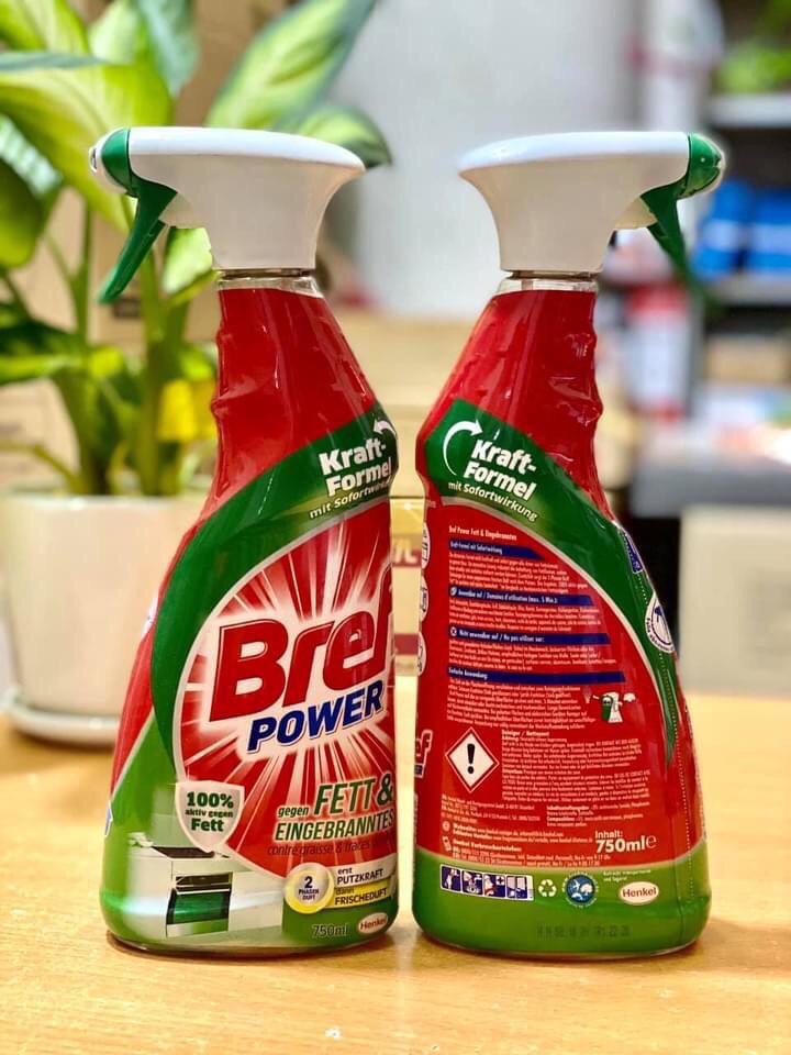 Chai xịt tẩy đa năng bref power fett & eingebranntes