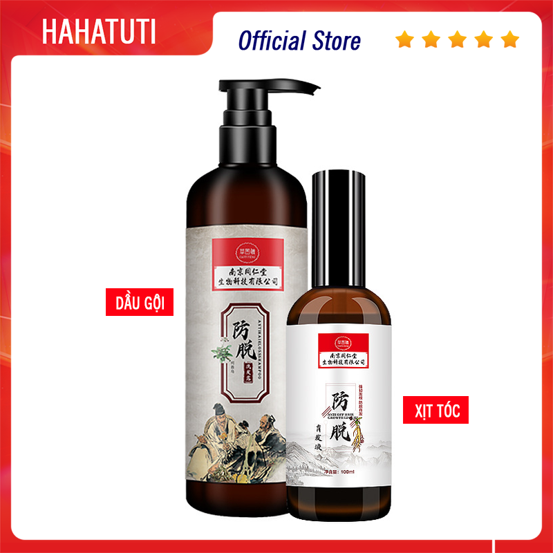 Combo dầu gội + xịt mọc tóc torentang đồng nhân đường nội địa trung cao cấp - dầu gội chống rụng tóc kích thích mọc tóc