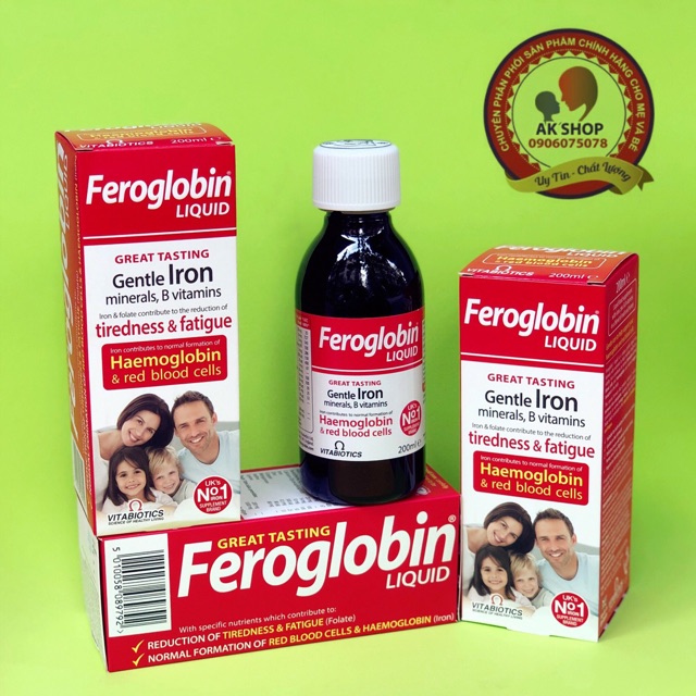 Sắt Nước Feroglobin Hàng