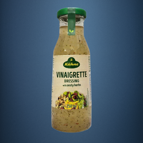 KUEHNE - Chai VINAIGRETTE 250ml - SỐT GIẤM TRỘN XÀ LÁCH VỊ THẢO MỘC BẠC HÀ / ĐỨC / Salad Dressing With Zesty