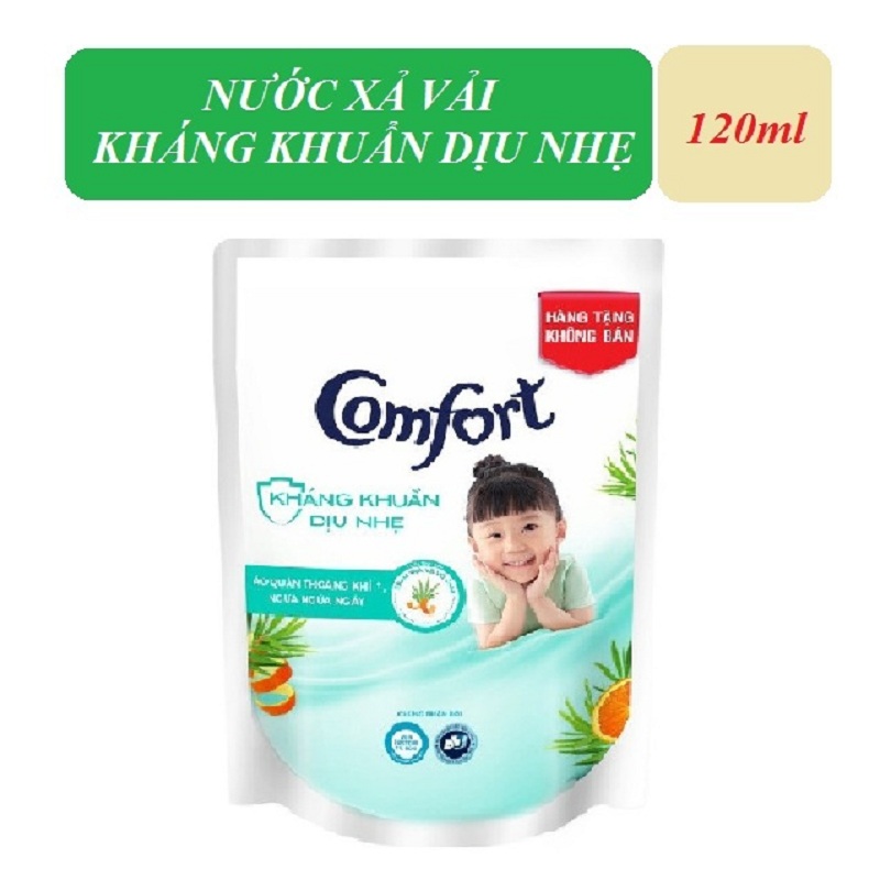 Set 3 Bịch Nước Xả Comfort Đậm Đặc Kháng Khuẩn Dịu Nhẹ 120ml - Hàng khuyến mãi