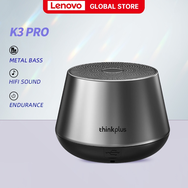 Loa di động không dây bluetooth lenovo k3 pro chính hãng loa ngoài trời mini cột 3d âm nhạc nổi vòm bas