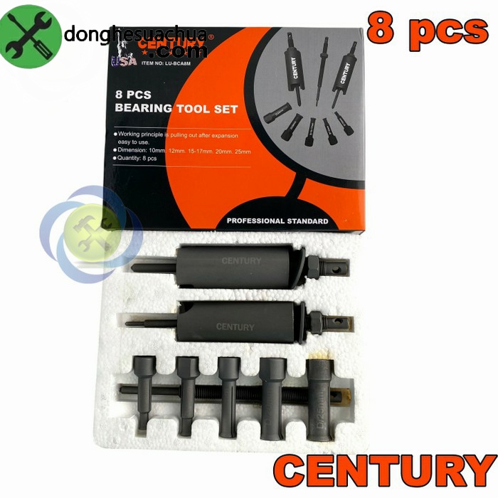 Cảo bạc đạn trong century lu-bca8m 8 chi tiết