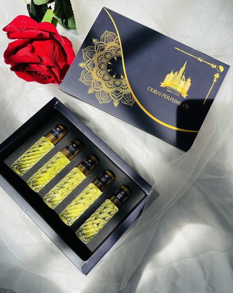 Set nước hoa Dubai Mix 5 mùi nam nữ