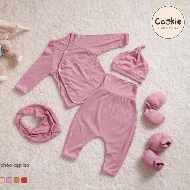 Cookie- Set newborn cài chéo