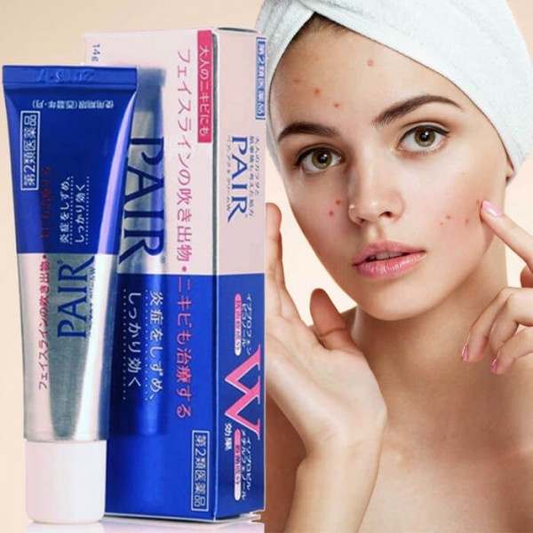 Kem mụn pair nhật bản giúp ngăn ngừa, giảm mụn pair ance w cream - 14/24g