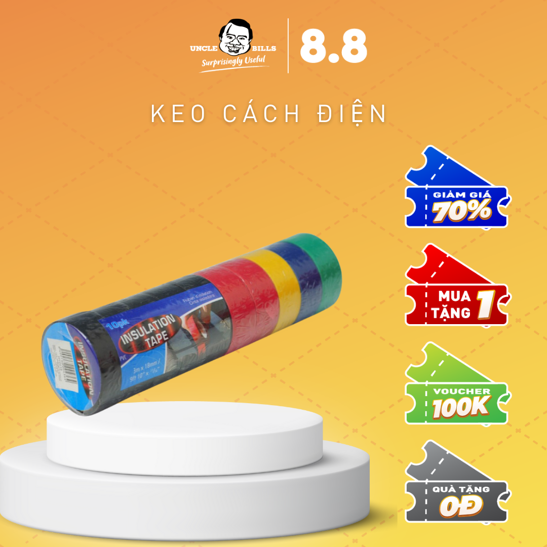 10 Cuộn Băng Keo Cách Điện UBL HY0016