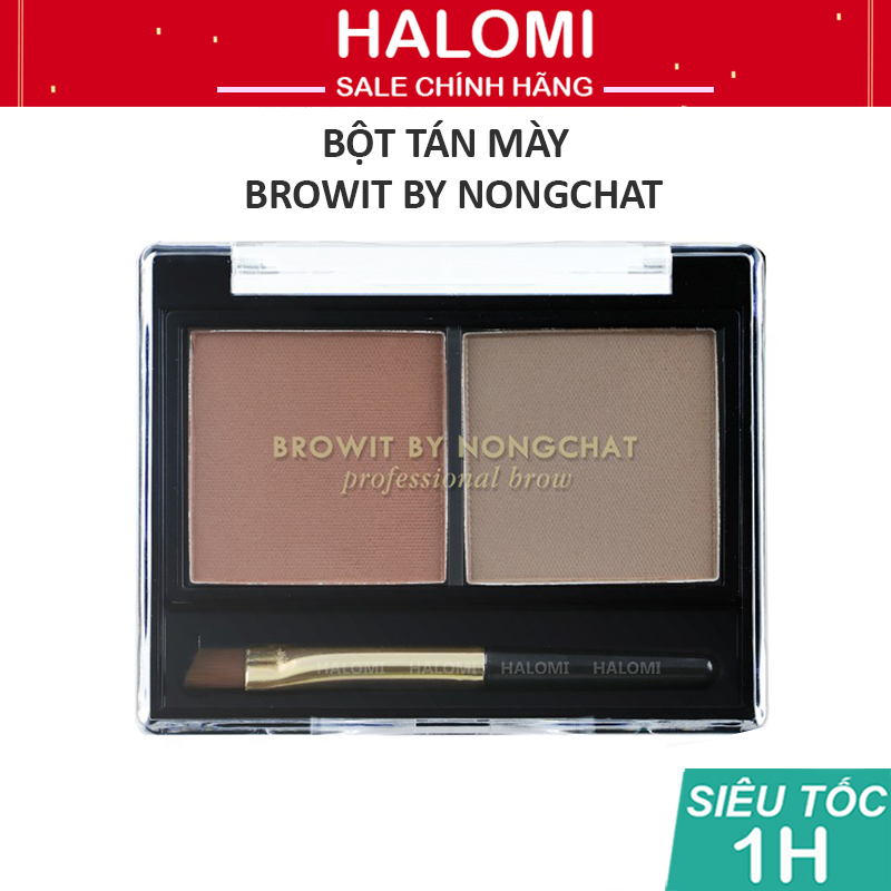 Bột Tán Mày Browit Nongchat Easy Drawing Brow Shadow 4g Free Brow Sticker HALOMI Store