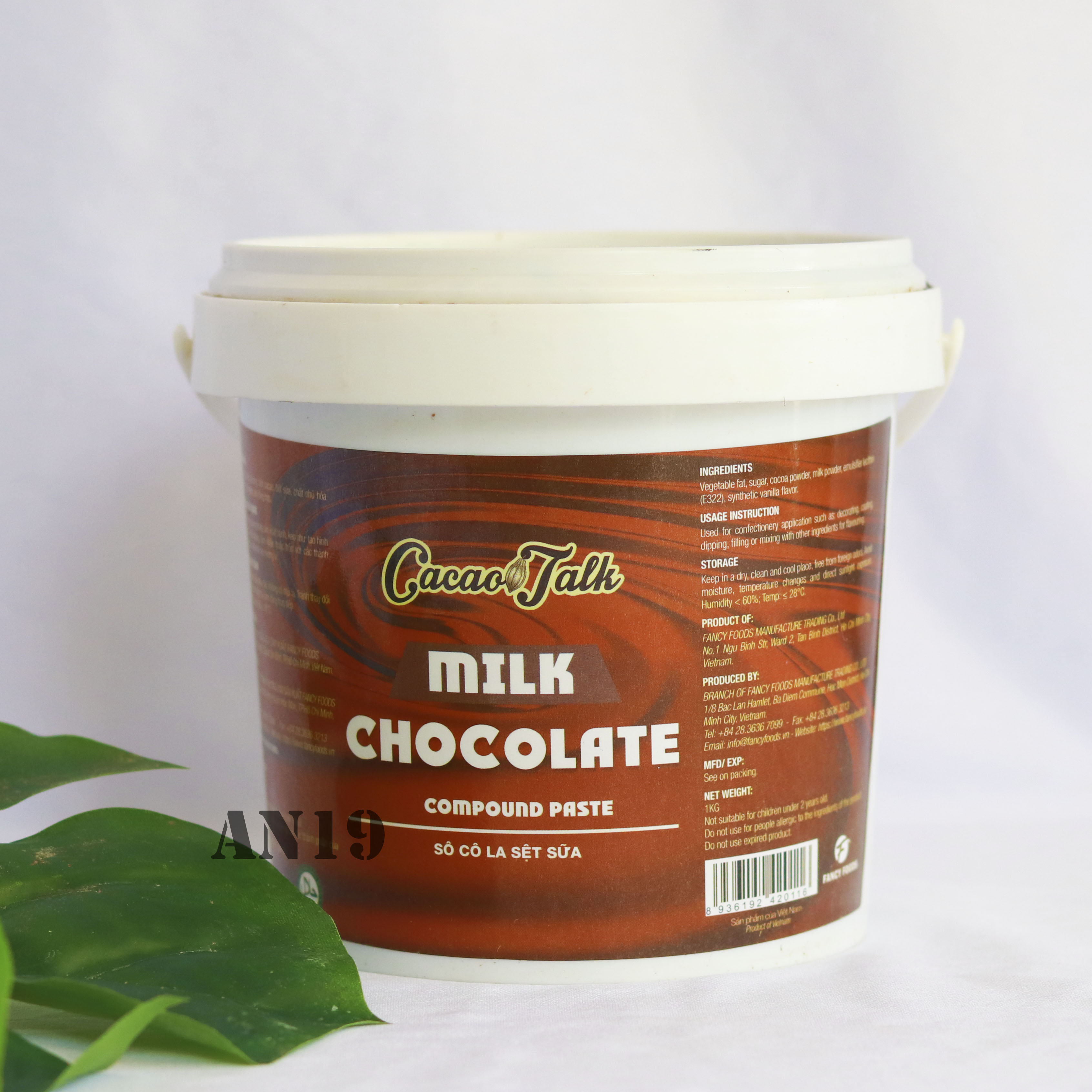 Sô cô la sệt sữa cacao talk 1kg