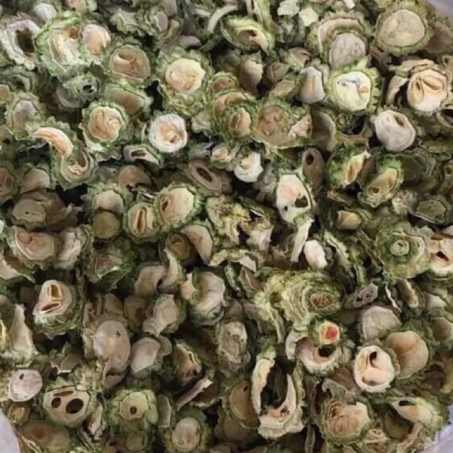 500gr Trà Khổ Qua rừng thái lát phơi khô hàng xanh đẹp