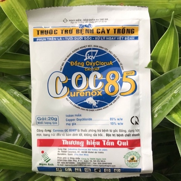 Coc 85wp - thuốc trừ nấm và diệt khuẩn cho hoa lan - 1 gói
