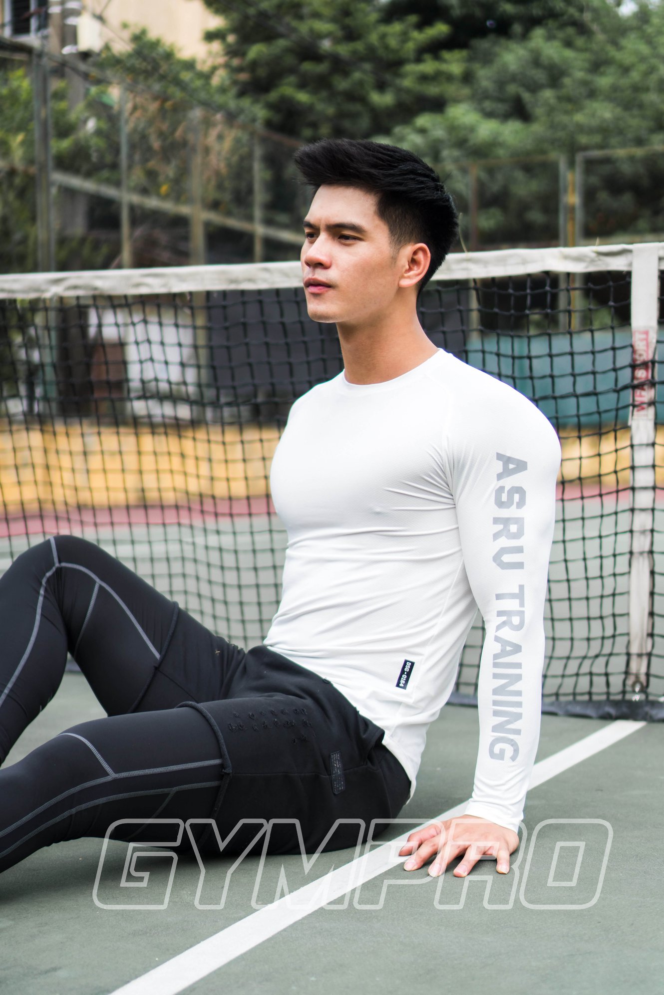 [Hoàn tiền 20%] Áo Tập Gym Nam ASRV Training Dài Tay Thun Lạnh 4C,Áo Gym Nam Chất Siêu Thấm Hút