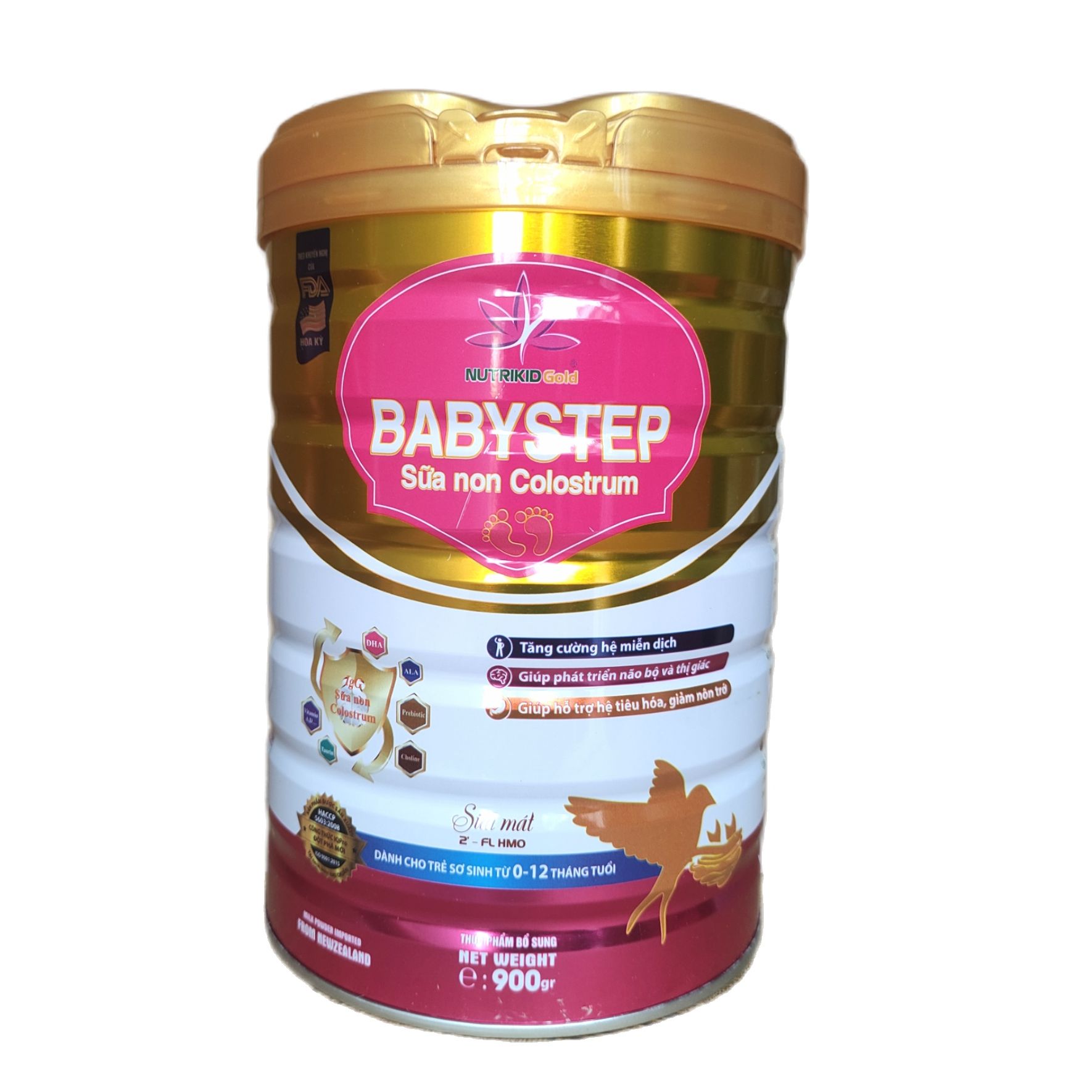 Sữa Bột Nutrikidgold BabyStep - Sữa non colostrum cho trẻ từ 0-12 tháng