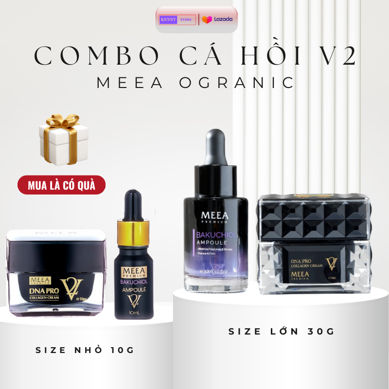 Kem face collagen cá hồi v2 meea và tinh chất