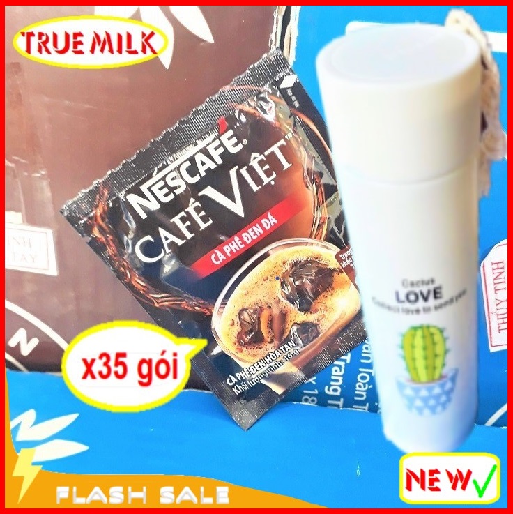 Cafe Việt Đen Đá 35 gói x 16g - Ca Phê Đen Đá - Cafe Viet - Ca phe viet - ca phe viet - cafe viet - nescafe viet - ca phe chinh hang - cafe uong lien - viet35 trueme truemilk truemenews
