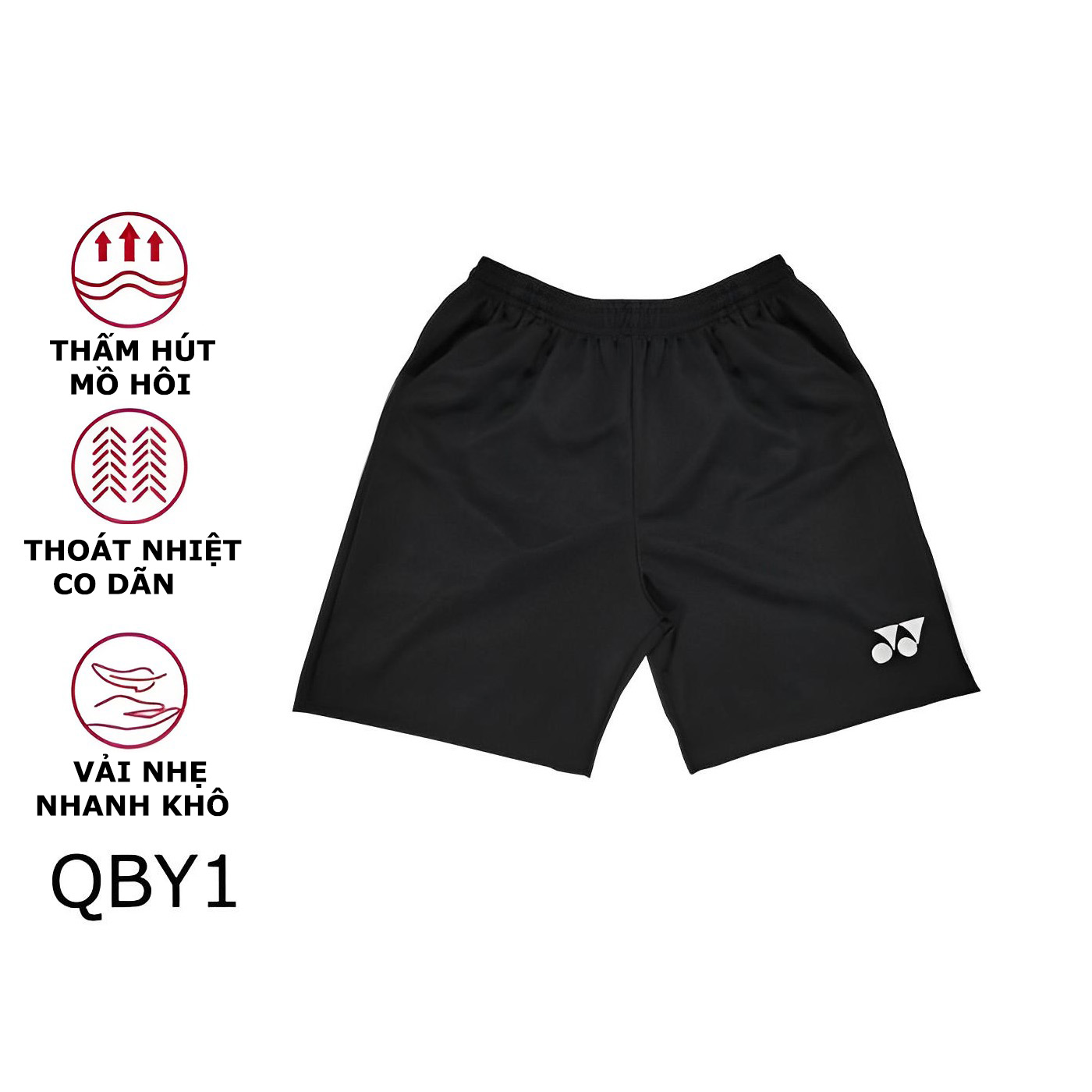 Quần short cầu lông yonex dùng cho luyện tập thi đấu cầu lông qby1