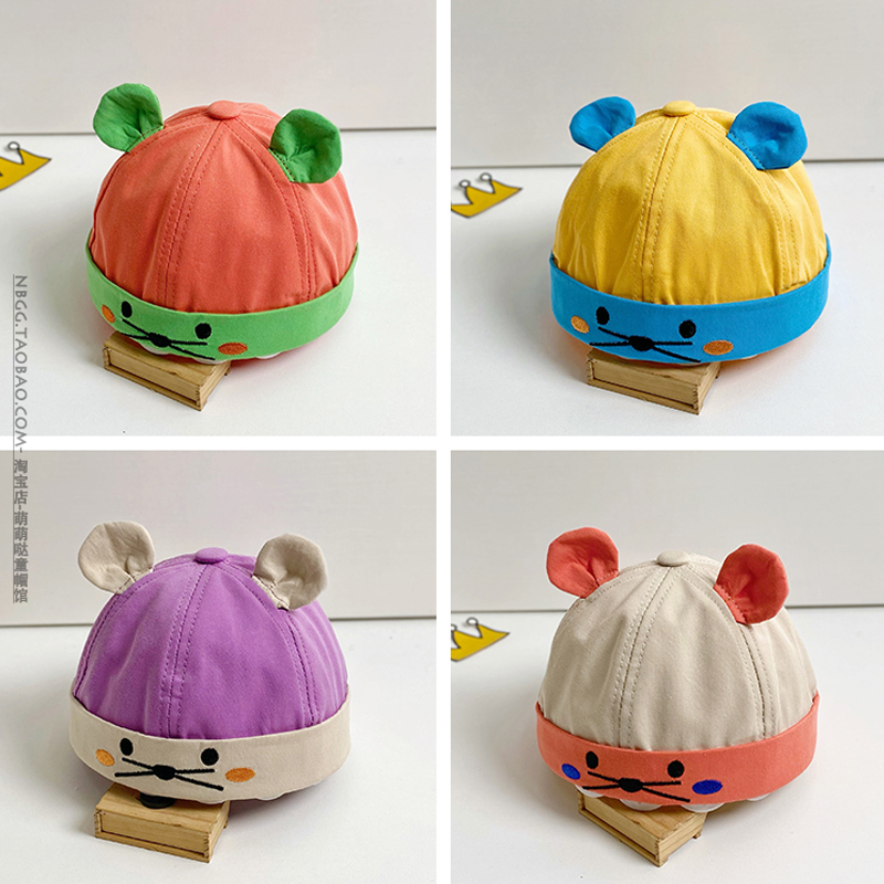 Mũ beanie/địa chủ/quả dưa tai chuột cho bé từ 2 đến 4 tuổi