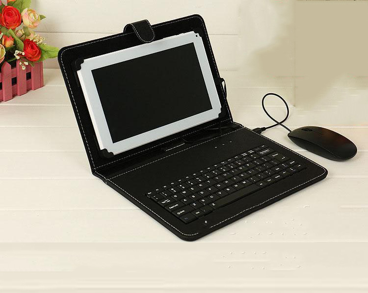 Bàn phím chơi game cho điện thoại, Bao Da Bàn Phím Kèm Chuột Có Dây sử dụng cho điện thoại, ipad, máy tính bảng... Kết nối OTG Thiết Kế Đẹp Mắt, Chất Liệu Da cao cấp ( bảo hành 12 tháng)