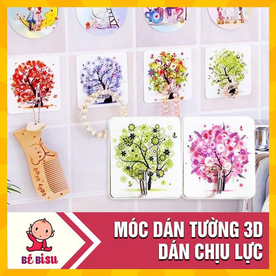 Combo 10 móc dính cường lực họa tiết 3D