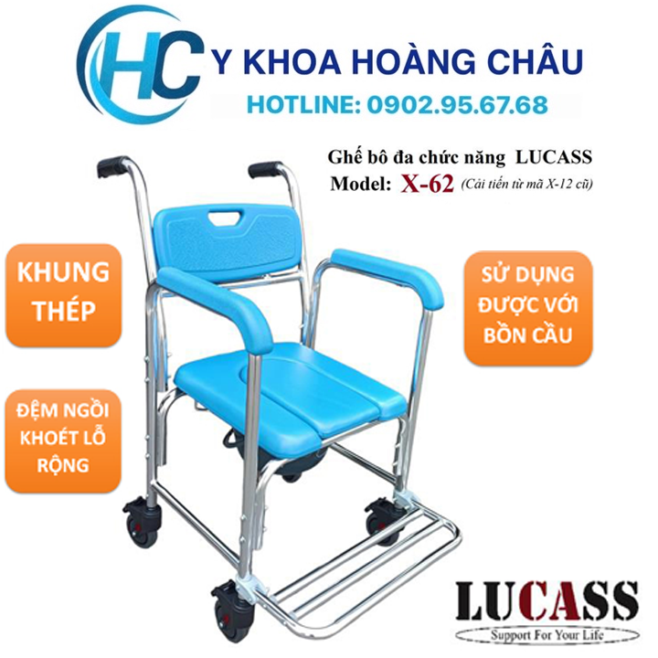 [CHÍNH HÃNG] Ghế Bô Tắm Đa Chức Năng Lucass X-62  (X62)