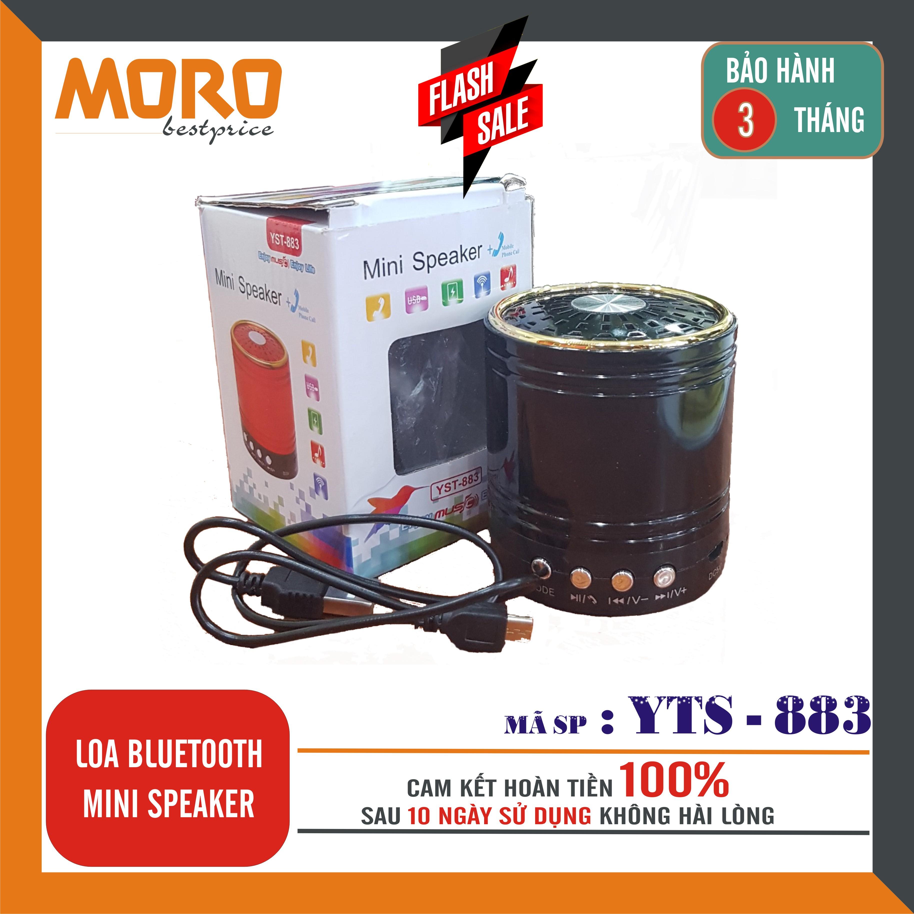 Loa bluetooth giá rẻ mini yst - 883 – vỏ kim loại âm thanh hay