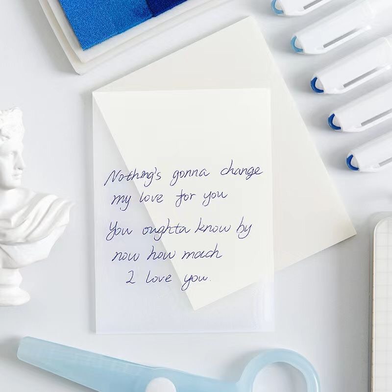 Giấy note trong suốt giá rẻ, giấy can in dễ thương