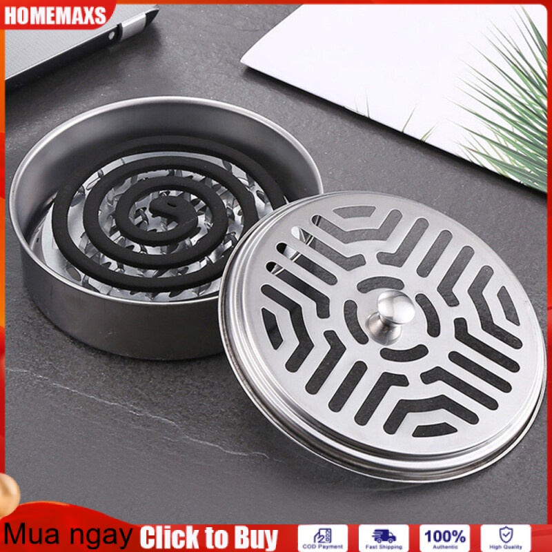 Hộp đựng nhang muỗi có nắp hộp đựng nhang muỗi bằng thép không gỉ