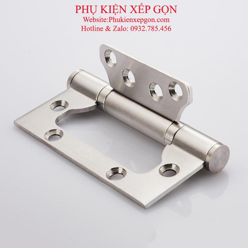 BẢN LỀ LÁ INOX  - 2 CÁI