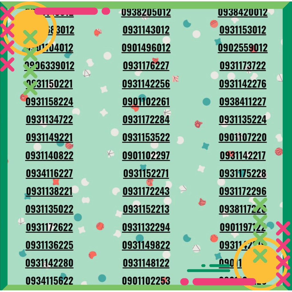 [HCM]Sim đẹp sảnh tiến khuyến mãi vĩnh viễn