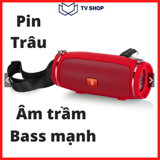Loa bluetooth không dây mini JBL charge 4+ mini vỏ nhôm Bass mạnh, âm thanh trong công suất 20W Pin trâu 4h có dây đeo