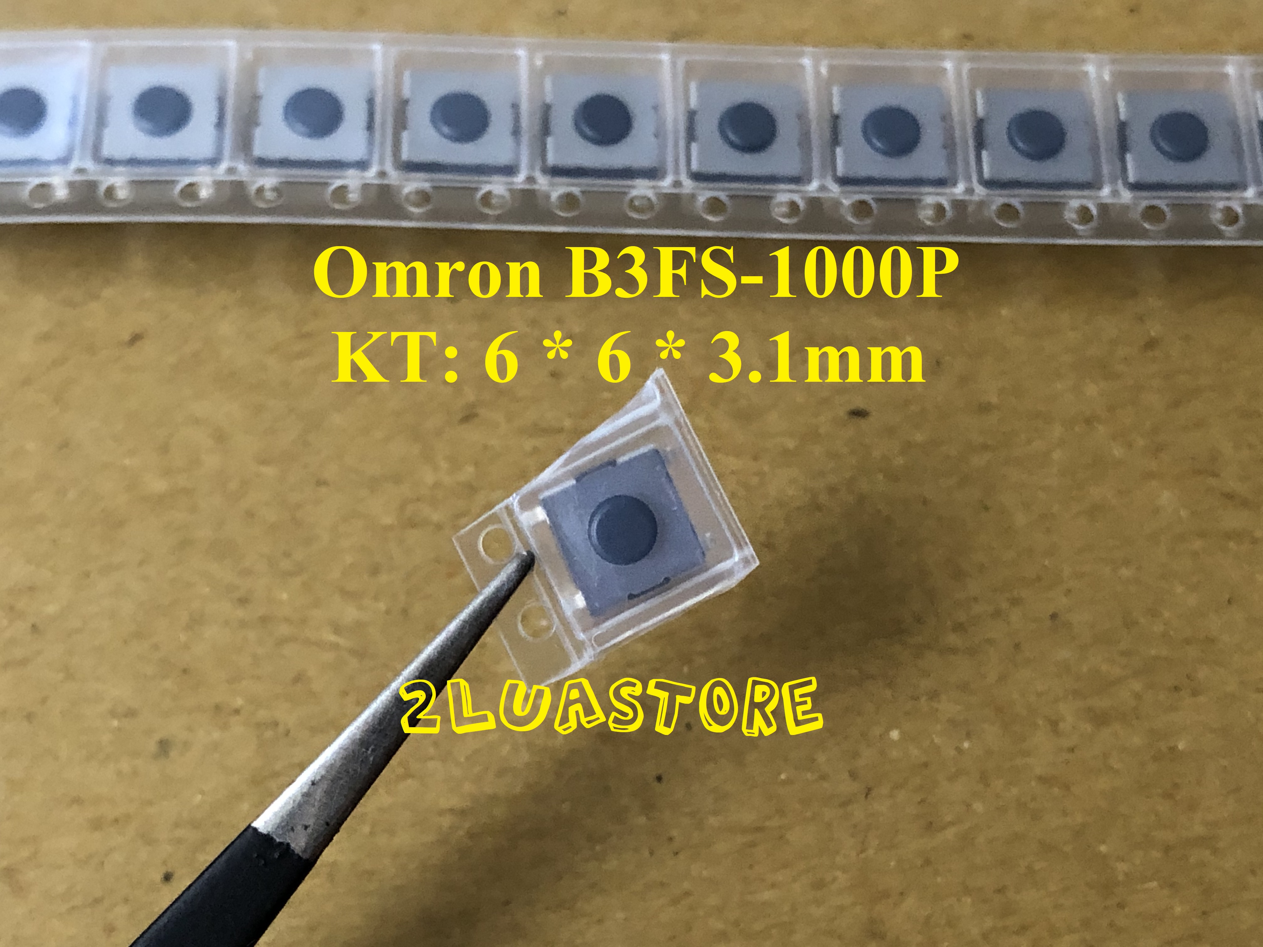 Nút click chuột giữa Omron B3FS-1000P 6 3.1mm dùng cho chuột Logitech, Microsoft