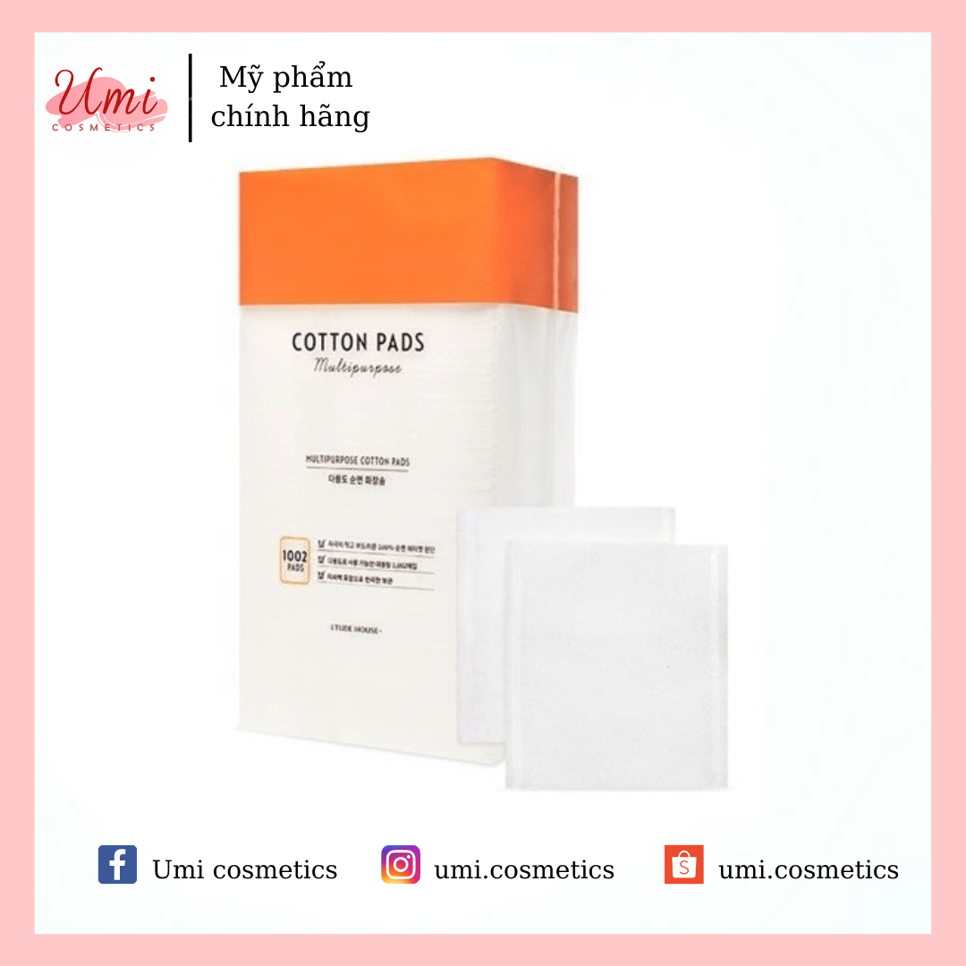 Bông tẩy trang Etude House Cotton Pads 1002 miếng
