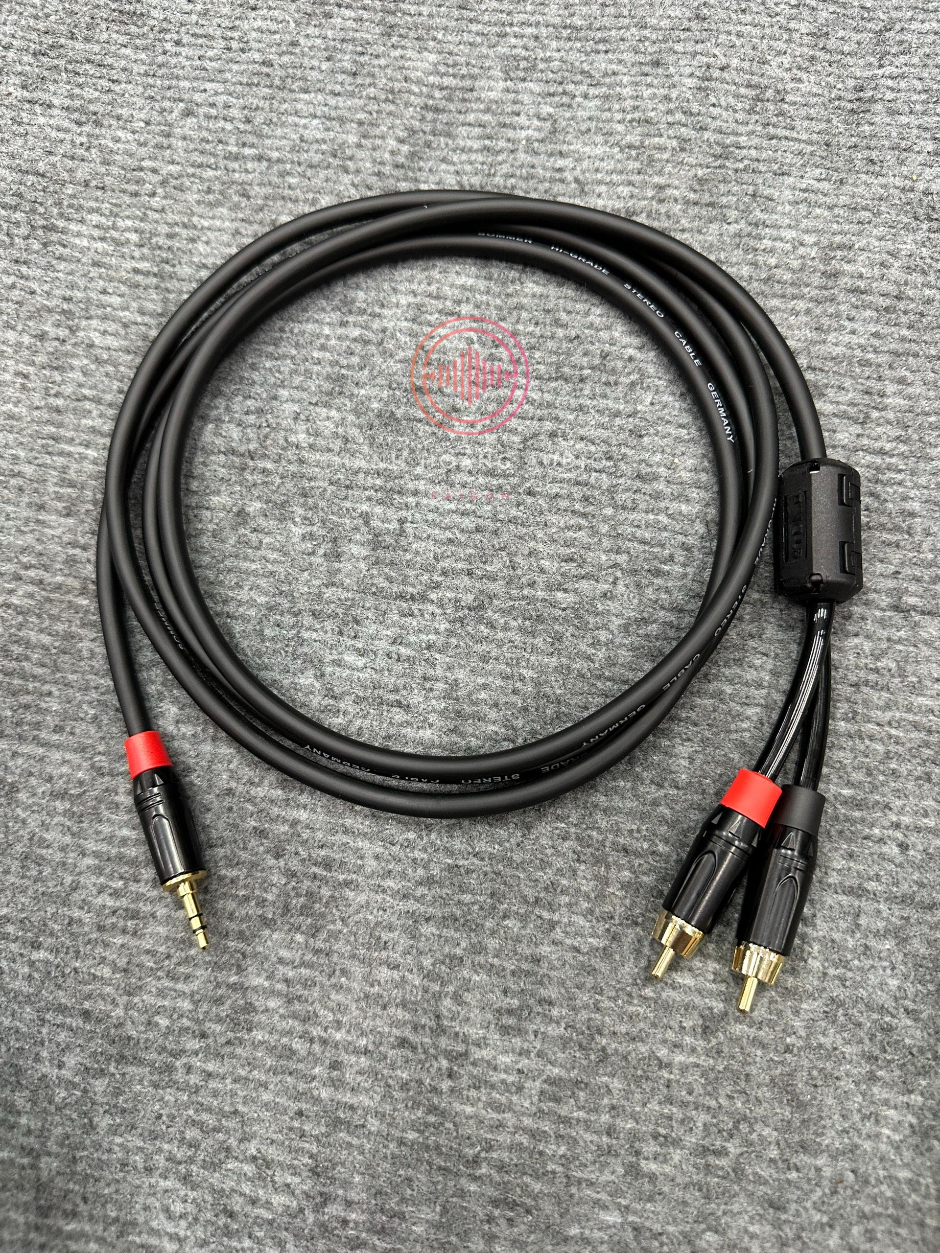 Dây 3.5 ra 2 đầu av đức - mạnh hoàng audio