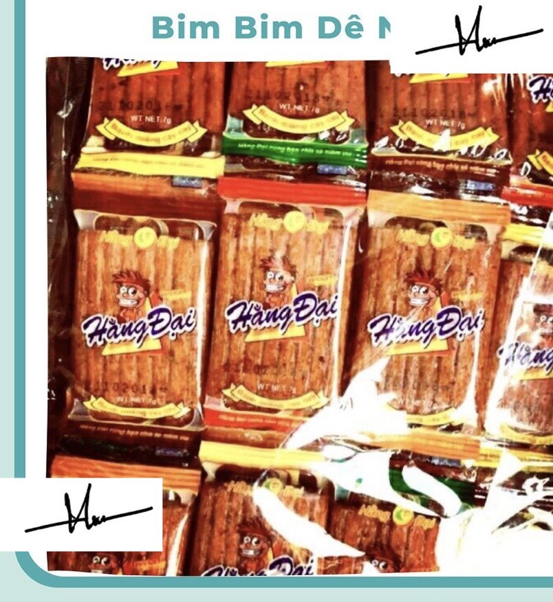 Bịch 60 gói dê nướng hằng đại cay ngon