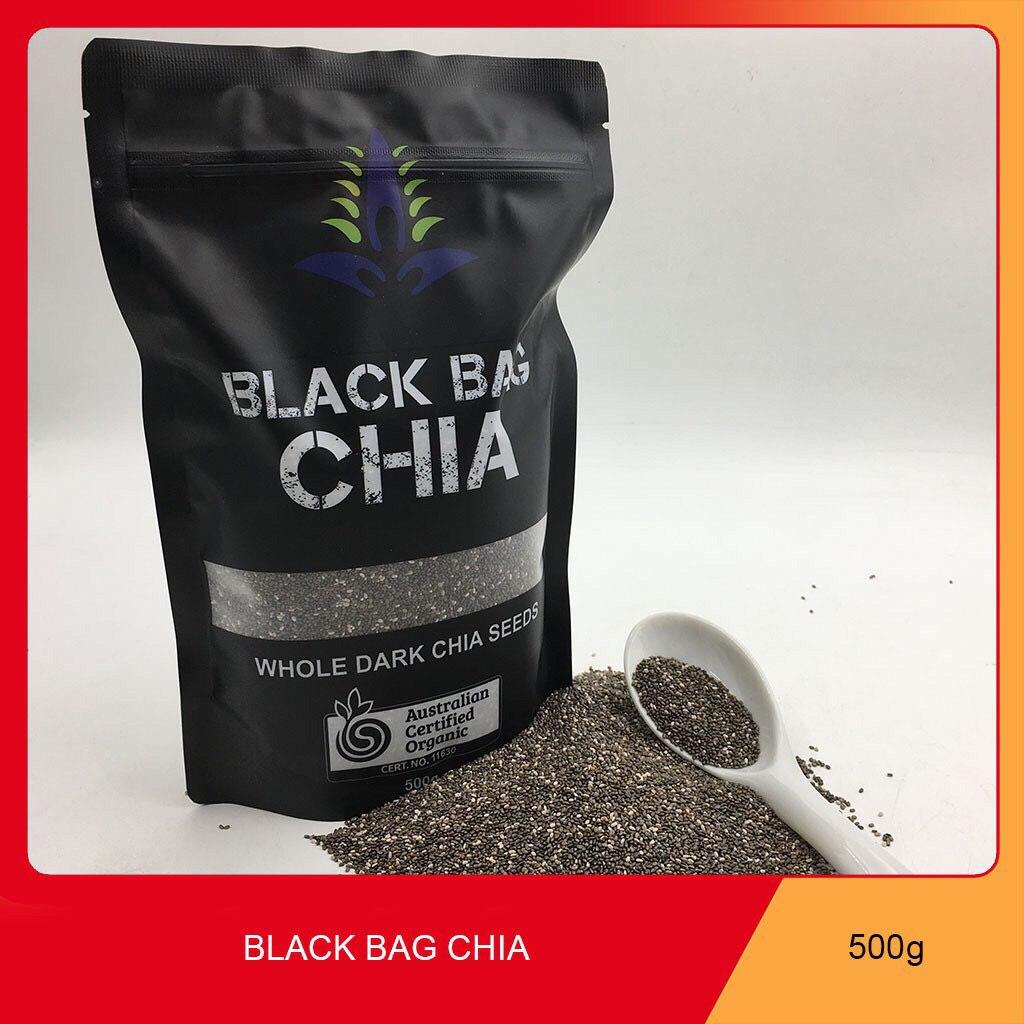 500gr chia black bag úc