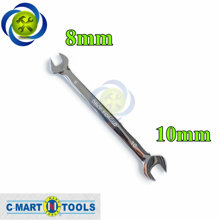 Cờ lê hai đầu miệng 8mm và 10mm c-mart f0301-0810