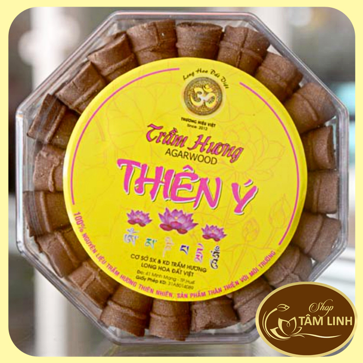 Trầm hương thiên ý * hộp 42 viên trầm.
