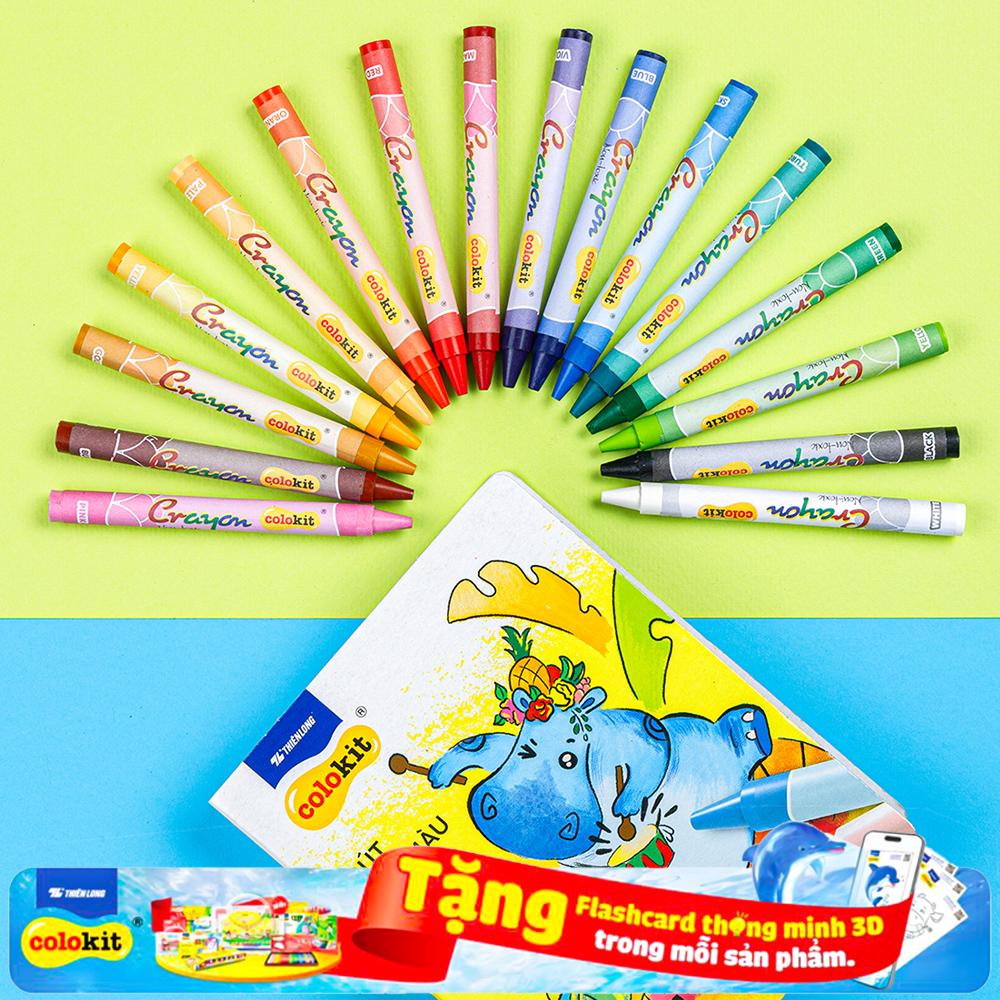 Sáp 16 màu colokit cr-c08